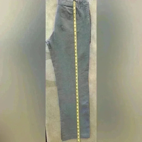 Cynthis Rowley Linen Gray Pants (215) - Picture 11 of 13